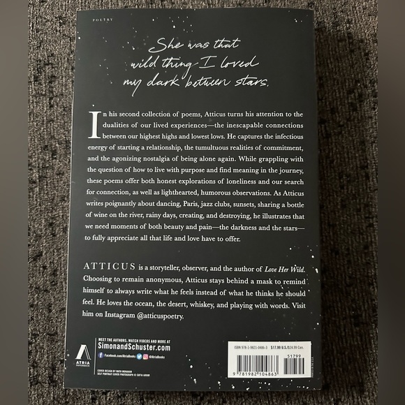 Atticus “The Dark Between Stars” Poems - Picture 3 of 3